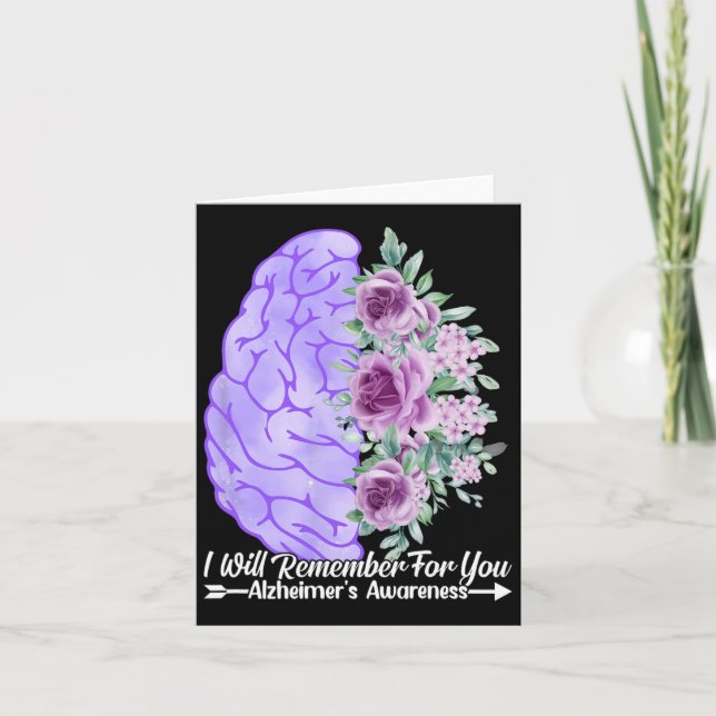 Heimerheimer's Awareness I Will Remember For You B Card (Front)