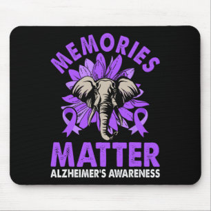 Heimerheimer's Awareness Memories Problem Purple R Mouse Mat