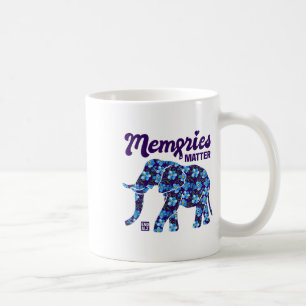 Heimerheimer's Awareness Myosotis Forget Me Not Fl Coffee Mug