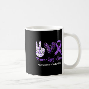 Heimerheimer's Awareness Peace Love Cure Leopard Coffee Mug