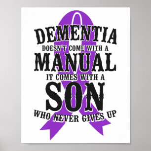 Heimerheimer's Dementia Awareness Support Dad Mum Poster