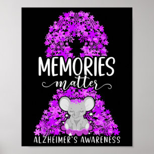 Heimerheimer's Dementia Awareness Support Elephant Poster