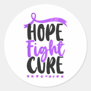 Heimerheimer's Dementia Awareness Support Hope Fig Classic Round Sticker