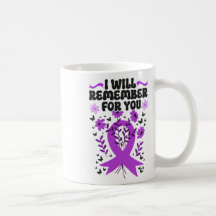 Heimerheimer's Dementia Awareness Support I Will R Coffee Mug
