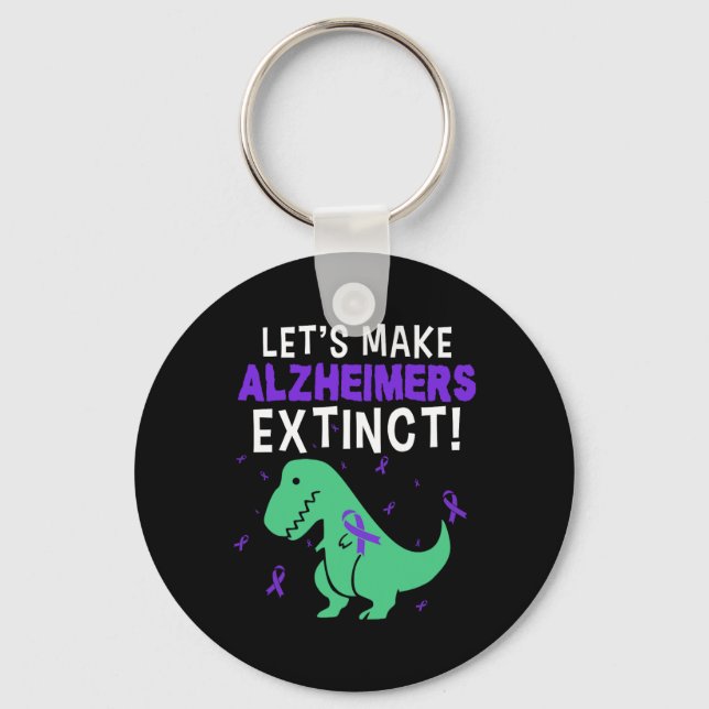 Heimerheimer's Dinosaur Funny Lets Make It Extinct Key Ring (Front)
