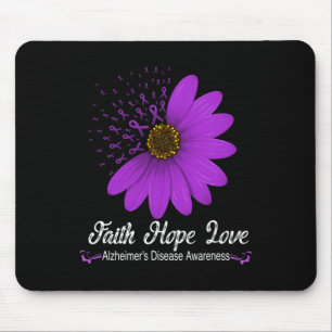 Heimerheimer's Disease Awareness Faith Hope Love P Mouse Mat