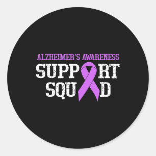 Heimerheimer's Support Squad Heimerheimer Warrior Classic Round Sticker