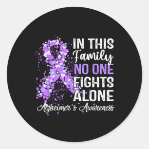 Heimerheimer's Tee In This Family Nobody Fights He Classic Round Sticker