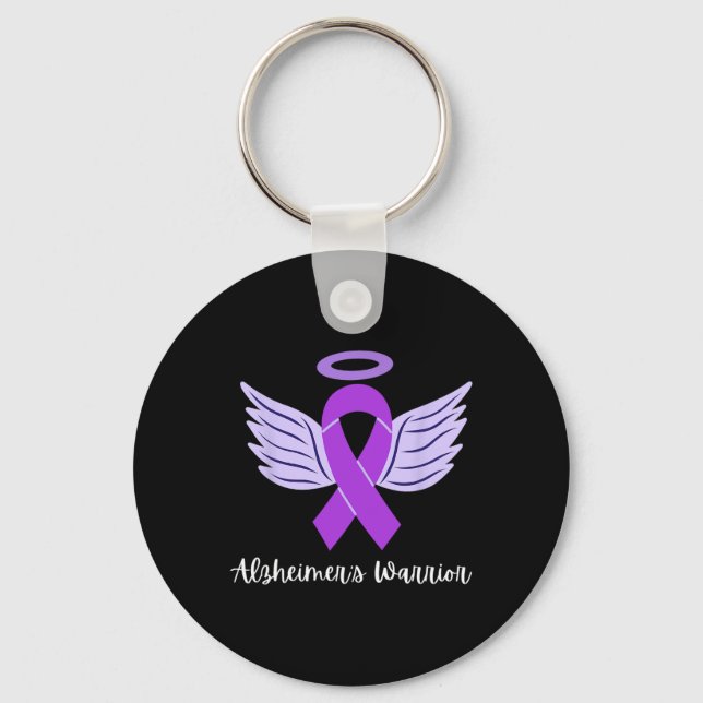 Heimerheimer's Warrior For Heimerheimer's Awarenes Key Ring (Front)