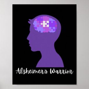 Heimerheimer's Warrior For Heimerheimer's Awarenes Poster