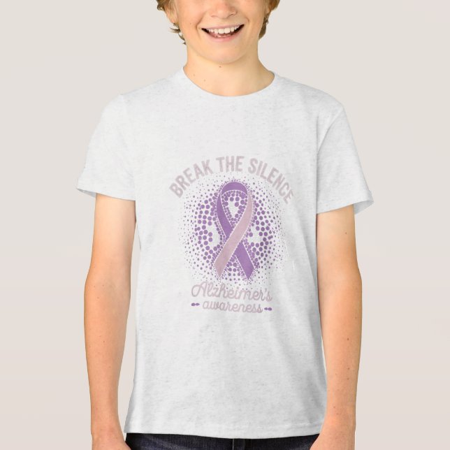Heimers Awareness _10  Tri-Blend Shirt (Front)