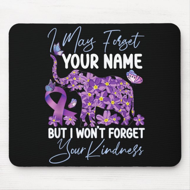 Heimers Dementia Awareness Support Elephant May Mouse Mat (Front)