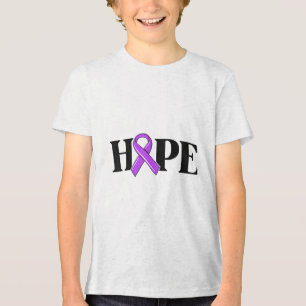 Heimers Shirt For Women Purple Ribbon Awareness Ho