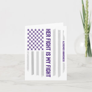 Heimers Shirt Heimers Awareness American Flag _1 Card