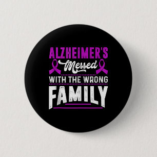 Heimers Shirt - Heimers Disease Awareness Gift Tan 6 Cm Round Badge