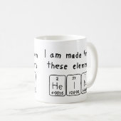 Hein periodic table name mug (Front Right)