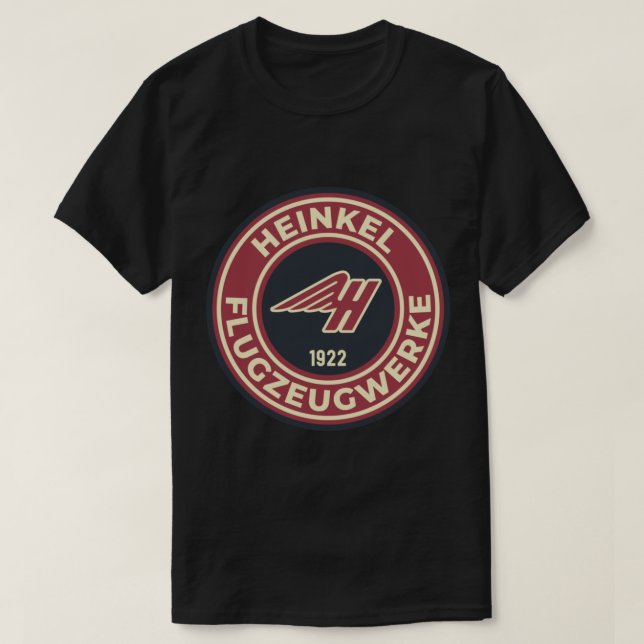 Heinkel Flugzeugwerke - Round Logo Sticker1.png T-Shirt (Design Front)