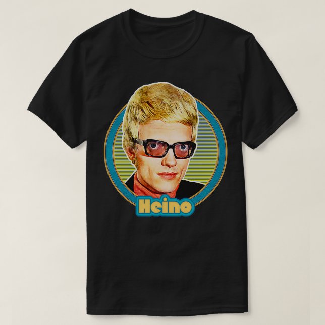 Heino Vintage Look Fan Design Classic TShirt (Design Front)