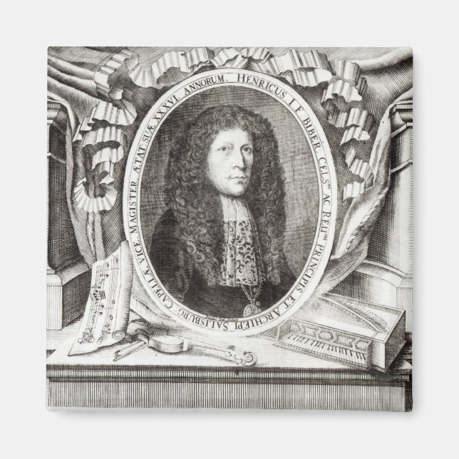 Heinrich Ignaz Franz von Biber Magnet (Front)