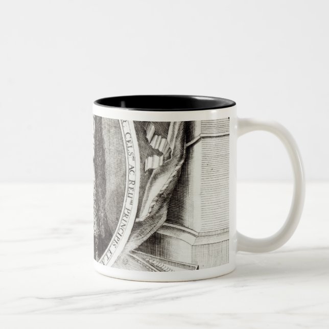 Heinrich Ignaz Franz von Biber Two-Tone Coffee Mug (Right)