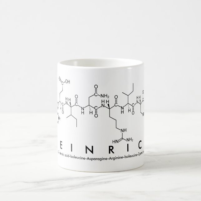Heinrich peptide name mug (Center)