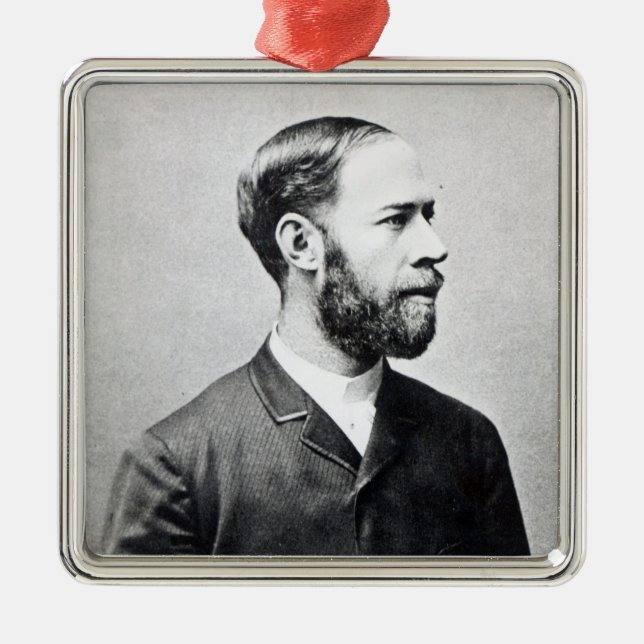 Heinrich Rudolph Hertz Metal Tree Decoration (Front)