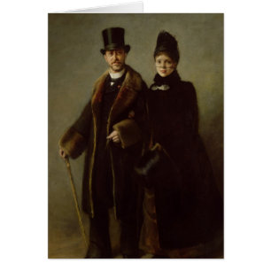 Heinrich Schliemann  and his Wife