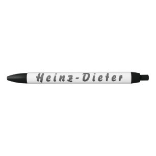 Heinz-Dieter Kugelschreiber Black Ink Pen