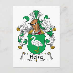 Heinz Family Crest Postcard