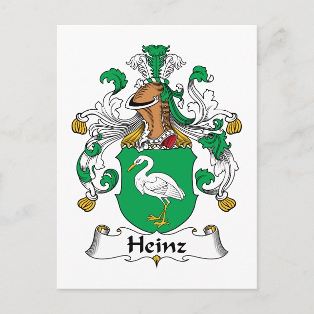Heinz Family Crest Postcard (Front)