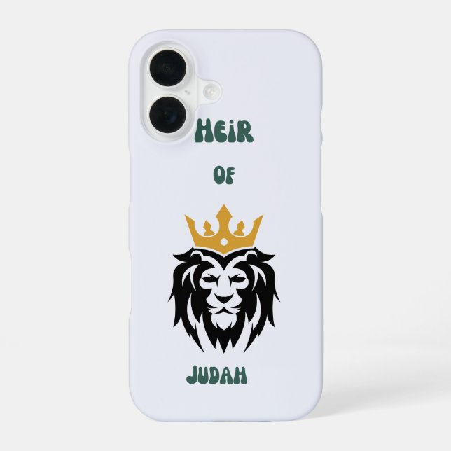 "Heir of Judah" phone case  (Back)