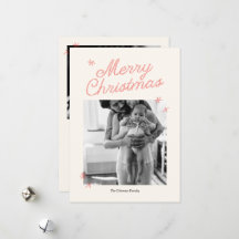 Heirloom Cosy Christmas Holiday Photo Card