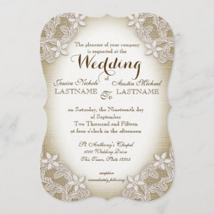 Heirloom Country Wedding Invitation