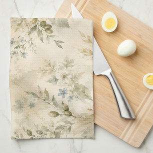 Heirloom Floral Kitchen Towel - Watercolor Botanic