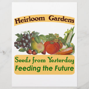 Heirloom Gardener Custom Flyer