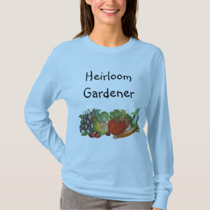 Heirloom Gardener Customisable Saying T-shirt