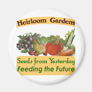 Heirloom Gardens Green Saying Magnet