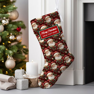 Heirloom Personalised Christmas Stocking Watercolo