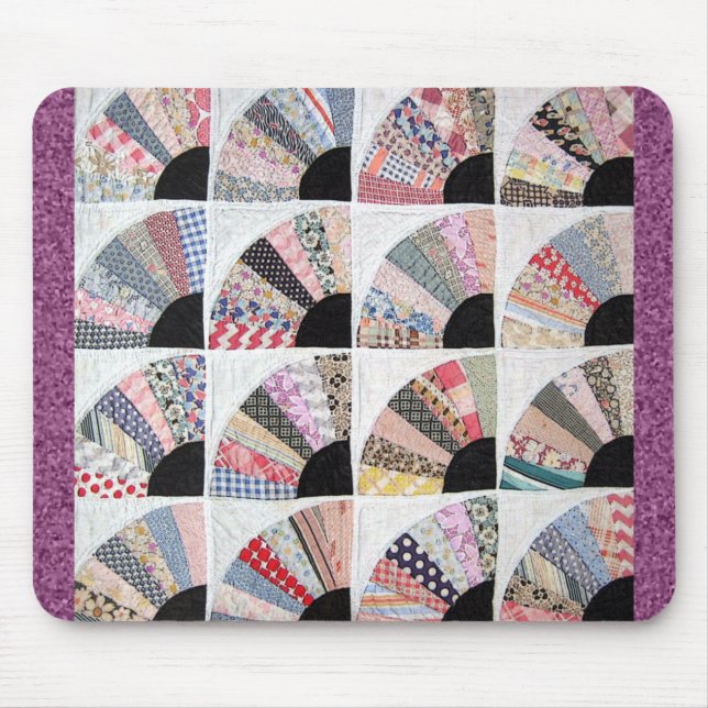Heirloom Quilt Mouse Mat (Front)