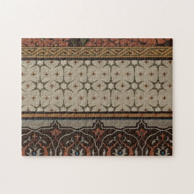 Heirloom Textile with Decorative Patterns Jigsaw Puzzle (Horizontal)