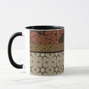 Heirloom Textile with Decorative Patterns Mug