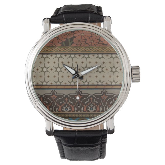 Heirloom Textile with Decorative Patterns Watch (Front)