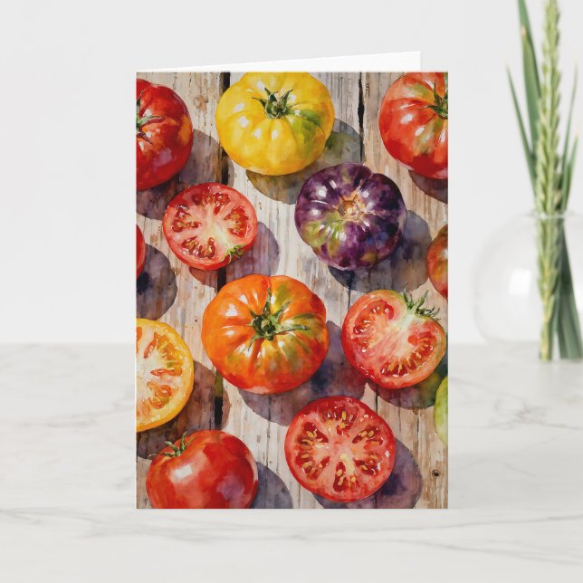 Heirloom Tomatoes Card (Front)