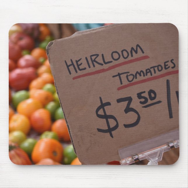 Heirloom Tomatoes Greenmarket Farmer's Market NYC Mouse Mat (Front)
