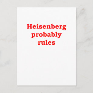 HEISENBERG.png Postcard