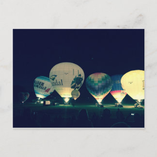 Heißluftballons Postcard