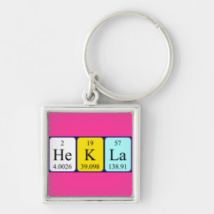 Hekla periodic table name keyring