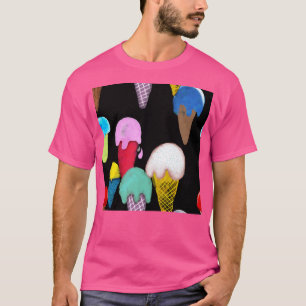 Helado Matcha Ice Cream Dessert Sorbet Japan Ume T-Shirt