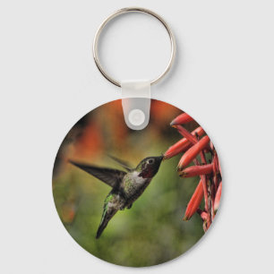 Helaine's Hummingbird 2 Key Ring