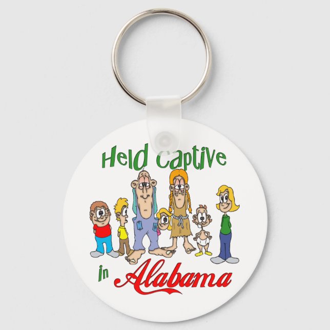 Held Captive in Alabama Key Ring (Front)
